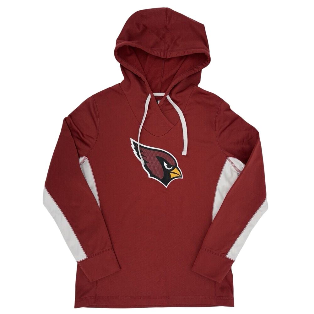 Arizona Cardinals Women's NFL Team Apparel TX3 Warm Pullover Hoodie Medium‎ EUC